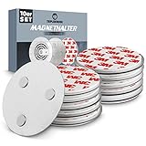 10x Universal Rauchmelder Magnethalter kein Bohren – Ø70mm Selbstklebende Klebepads für gängige Rauchmelder - Magnethalterung Rauchmelder