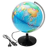 Globus 32cm World Globe Large HD mit leichten Anzeigen-Studenten in englischen und chinesischen Unterrichtsgeschenken, um zu lernen Ar. Globen Schule Zuhause Büro