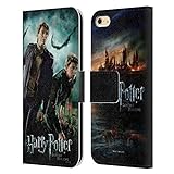 Head Case Designs Offizielle Harry Potter Fred & George Weasley Deathly Hallows VIII Leder Brieftaschen Handyhülle Hülle Huelle kompatibel mit Apple iPhone 6 / iPhone 6s