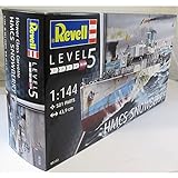Revell Modellbausatz Schiff 1:144 - Flower Class Corvette HMCS SNOWBERRY im Maßstab 1:144, Level 5, originalgetreue Nachbildung mit vielen Details, 05132