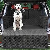 KYG Universal Kofferraumschutz Hunde - Kofferraumdecke mit Ladekantenschutz - Wasserabweisend & Pflegeleicht- Ideale Kofferraumschutzmatte für deinen Hund