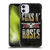 Head Case Designs Offizielle Zugelassen Guns N' Roses Text Logo Pistol Kunst Harte Rueckseiten Handyhülle Hülle Huelle kompatibel mit Apple iPhone 11