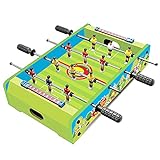 TAISK Tischfußballtisch - tragbares Mini-Tischfußball-/Fußballspiel-Set mit Zwei Bällen und Punktezähler für Erwachsene und Kinder, Kinderparty-Spielzeug