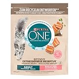 PURINA ONE Getreidefrei mit Lachs Katzenfutter 600g (6 Beutel; 3,6kg)