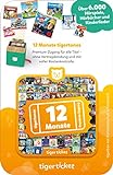 tigerticket 12 Monate - Premium Zugang zur tigerbox TOUCH und über 10.000 Titel, Streaming-Abo für Hörspiele und Kinderlieder