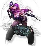 ZOUSHUAIDEDIAN Mobile Game-Controller, Wireless Gamepad Multimedia-Game-Controller Joystick kompatibel mit iOS/Android Handy/Tablet/PC, Feiertags-Geschenk