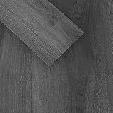 MULGREAT Vinyl-Bodenbelag selbstklebende Dielen PVC-Bodenbelag selbstklebend langlebige Holzmaserung Dielen für Schlafzimmer, Küche, Wohnzimmer -Dicke 1,5 mm - 2,23m² / 16 D
