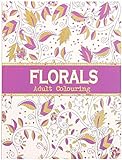 infactory Ausmalbuch Erwachsene: Malbuch für Erwachsene Florals mit 32 ornamentalen Pflanzen-Motiven (Ausmalhefte)