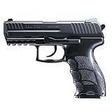 HECKLER & KOCH Softair P30. mit Maximum 0.5 Joule Airsoft Pistole, Schwarz, 6