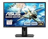 ASUS VG245H 61 cm (24 Zoll) Gaming Monitor (Full HD, VGA, HDMI, 1ms Reaktionszeit, FreeSync) schwarz