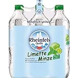 Rheinfels Quelle Limette-Minze, 6er Pack (6 x 0.75 l) EINWEG