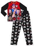 Jungen WWE Wrestling John Cena Long Pyjama-Set, Schwarz / Rot, Schwarz , 110