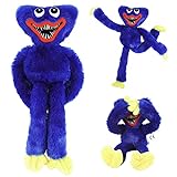 Poppy Playtime Huggy Wuggy Plushies Spielzeug, Veolicy Blue Monster Horror Plush Monster Toy, Cute and Funny Stuffed Dolls, Horror Game Surrounding Doll, for Kids and Fans Collect Gift Toys
