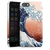 DeinDesign Premium Case kompatibel mit Apple iPhone SE (2022) Smartphone Handyhülle Schutzhülle matt Die große Welle vor Kanagawa Art Japan