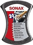 SONAX MultiSchwamm (1 Stück) besonders saugstarker Alleskönner für die Autoreinigung | Ar-Nr. 04280000