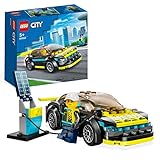 LEGO 60383 City Elektro-Sportwagen Set, Rennwagen mit Minifigur, Spielzeugauto für Jungen und Mädchen ab 5 Jahren, Geschenk zum Geburtstag