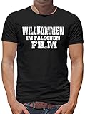 TShirt-People Willkommen im falschen Film T-Shirt Herren XXXXL Schw
