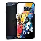 Hard Case kompatibel mit Samsung Galaxy S6 Edge Schutzhülle schwarz Smartphone Backcover Boruto Naruto Shippuden Offizielles Lizenzprodukt