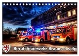 Berufsfeuerwehr Braunschweig (Tischkalender 2024 DIN A5 quer), CALVENDO Monatskalender