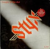 CAUGHT IN THE ACT LIVE VINYL LP FREE POSTER[AMLM66704]1984 STYX