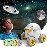 Planetarium Projektor Spielzeugauto für Kinder, CooPark Star Nachtlicht Projection Timer Wiederaufladbar mit 32 Mustern Planet, Galaxie, Dinosaurier, Einhorn, Raumdekor Geburtstagsgeschenk für Baby