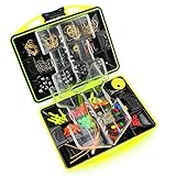Box Angler Angeln Zubehör Haken Löffel Set Werkzeuge anzugehen multifunktionales Angeln Angelshop Klarna Ratenkauf (Green, One Size)