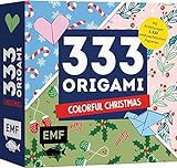333 Origami – Colorful Christmas: Mit Anleitungen und 333 weihnachtlichen Papieren