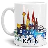 Köln-Tasse Skyline - Kaffeetasse/Mug/Cup - Qualität Made in Germany