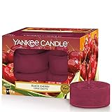 Yankee Candle Duft-Teelichter | Black Cherry | 12 Stück