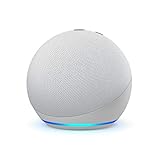 Echo Dot (4. Generation), Zertifiziert und generalüberholt, Weiß | Smarter Lautsprecher mit Alexa