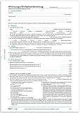 RNKVERLAG 599 - Wohnungs- Einheitsmietvertrag, 4 Seiten, gefalzt auf DIN A4, mit Wohnungsgeberbescheinigung, 50 Stück