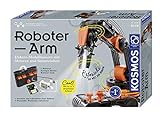 KOSMOS Roboter-Arm, Modellbausatz für deinen elektrischen Roboterarm, mit 5 Motoren und Steuereinheit, Einführung in die Welt der Robotik, Experimentierkasten