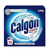 Calgon 3in1 Power Pulver – Wasserenthärter gegen Kalkablagerungen und Schmutz in der Waschmaschine – Beugt unangenehmen Gerüchen vor – 1 x 2,5 kg