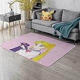 ROORO Heimdekoration, Teenager, großer Teppich, Anime-Bereich, bequemer Teppich für Schlafzimmer, pelziger Kinderteppich, Teppich für Kinderzimmer, Tapis, 120 x 160 cm