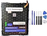 High Power Ersatzakku für Samsung Galaxy Tab A 10.1 2016 GLK-Technologies Battery 7500mAh SM-T580 SM-T585 SM-T585C SM-P580 SM-P585 SM-T587 SM-T587P EB-BT585ABA Akku inkl. Werkzeug Set Kit NUE