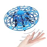 SeeKool Mini Drohne UFO, Wiederaufladbar Hubschrauber Quadrocopter mit LED Licht, Infrarot Induktions Flying Ball Fliegendes Spielzeug für Kinder,Indoor- und Outdoor-Spiele