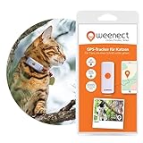 Weenect Cats 2 - GPS-Tracker für Katzen | GPS-Tracking in echtzeit | Ohne distanzlimit | Kleinstes Modell auf dem Markt | Funktioniert mit abonnement