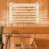 Langlebige, sichere und zuverlässige Sauna-Lüftungsplatte Exquisite Verarbeitung Holz zum Dämpfen der Sauna zu Hause 100% nagelneu