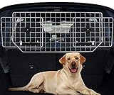 Sailnovo Auto Hundegitter Zum Transport für Hund, Kofferraum Trenngitter für Hunde, Kopfstützen Befestigung Auto Schutzgitter Hundetrenngitter, Verstellbare Kofferraumschutz Gitter Gepäcknetz