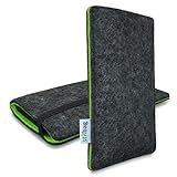 stilbag Filztasche 'Finn' für Sony Xperia Z1 compact - Farbe: anthrazit/grün