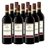 Freixenet Mederaño Tinto, Spanischer Rotwein (9x1,0l) Set - Sonder-Edition - Spanish Red Wine, Wein, halbtrocken, zu kräftigen Speisen und würzigem Gemüse