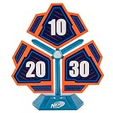 NERF NER0320 - Hit & Spin Ziel, offizielle Zielscheibe mit 3 drehbaren Zielen