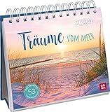 Groh Verlag Postkartenkalender 2024: Träume vom Meer: Wochenkalender zum Aufstellen, Tischkalender mit Spiralbindung und 53 Postkarten zum Heraustrennen