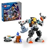 LEGO City Weltraum-Mech, Roboter-Bausatz für Kinder ab 6 Jahren, Set mit Actionfiguren-Spielzeug und Pilot-Figur, Geschenk für Jungs und Mädchen 60428