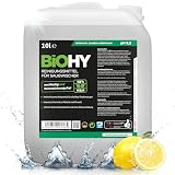 BiOHY Reinigungsmittel für Saugwischer mit Frischeduft (10 Liter Kanister) | 1:200 Konzentrat für alle Nass-Trockensauger | ideal für Fliesen, PVC, Parkett, Laminat & Teppich | streifenfreier G