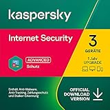 Kaspersky Internet Security 2022 Upgrade | 3 Geräte | 1 Jahr | PC/Mac/Mobile | Aktivierungscode per Email