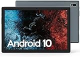 Tablet 10.1 Zoll Android 10, VASTKING K10, Tablett PC mit 3GB RAM+32GB ROM, 512GB Erweiterbar, Octa-Core 1.8Ghz, FHD 1920 * 1200 IPS, 13MP + 5MP Kamera, 6000mAh, WiFi, Face ID, GPS, BT5.0 (Grau)
