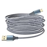 Micro USB Kabel 5M,Langes Android Micro Handy Ladekabel Nylon USB A auf Micro Kabel,für Samsung S7/S6/S5,PS4 Controller,Kindle Fire,Fire HD-Tablet,Xbox,Nexus,Sony,home surveillance camera mehr