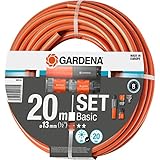 Gardena Basic Schlauch-Set, 12,5 mm, 20 m, Orang