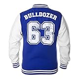 Bud Spencer Herren Bulldozer 63 College Jacket (blau) (XXL)